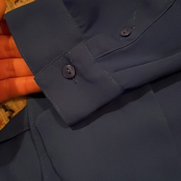 Worthington blue button down shirt with next tie - Picture 4 of 5